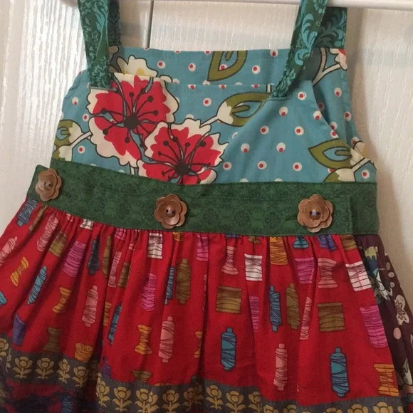 Matilda Jane knot apron dress nwot - Picture 2 of 7